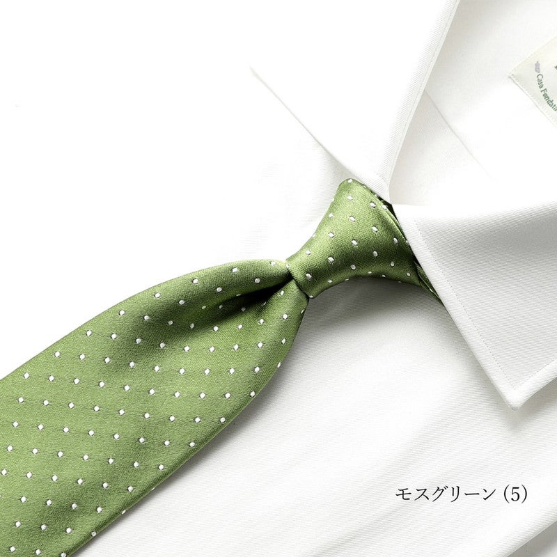 通年定番品】シルクサテンドットネクタイ／1070（10colors） | LUIGI