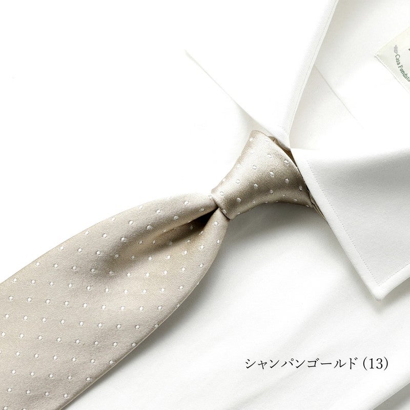 通年定番品】シルクサテンドットネクタイ／1070（10colors） | LUIGI