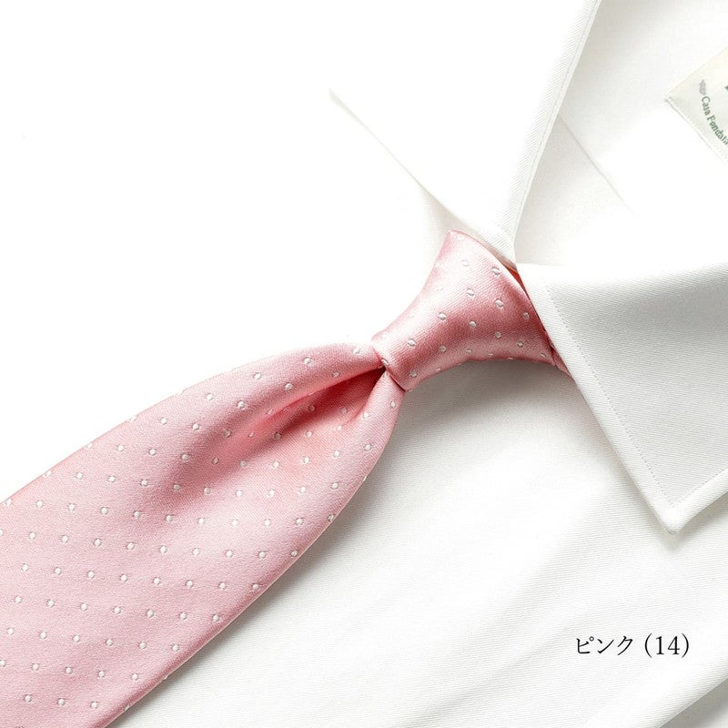 通年定番品】シルクサテンドットネクタイ／1070（10colors） | LUIGI
