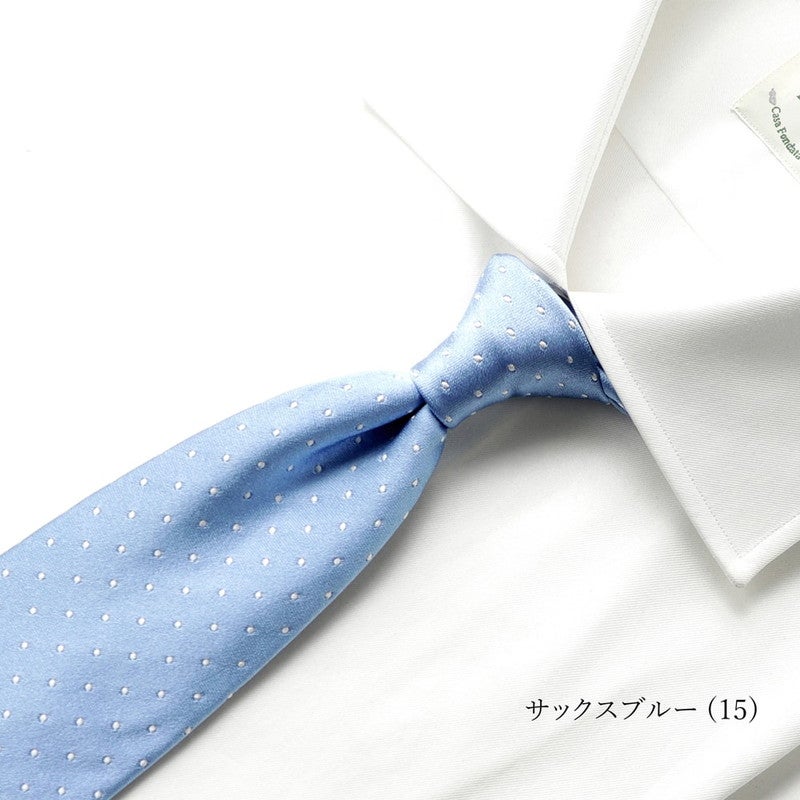通年定番品】シルクサテンドットネクタイ／1070（10colors） | LUIGI