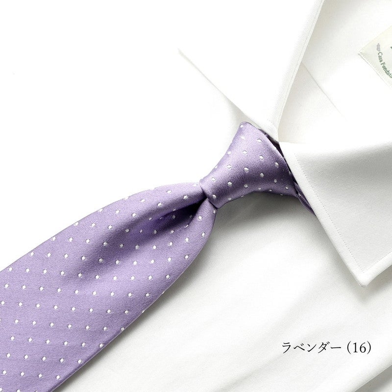 通年定番品】シルクサテンドットネクタイ／1070（10colors） | LUIGI