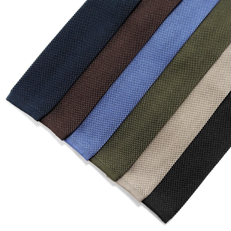 通年定番品】シルクニットソリッドネクタイ／3500（6colors） | LUIGI