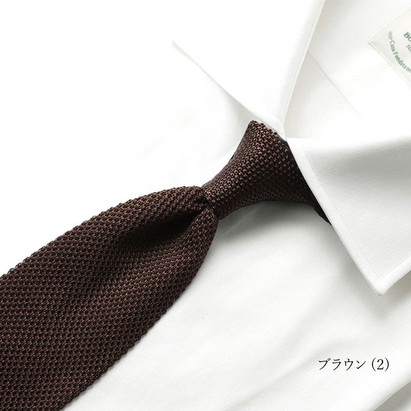 通年定番品】シルクニットソリッドネクタイ／3500（6colors） | LUIGI