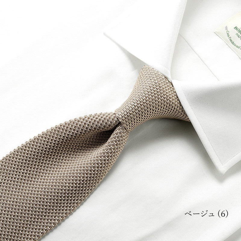 通年定番品】シルクニットソリッドネクタイ／3500（6colors） | LUIGI