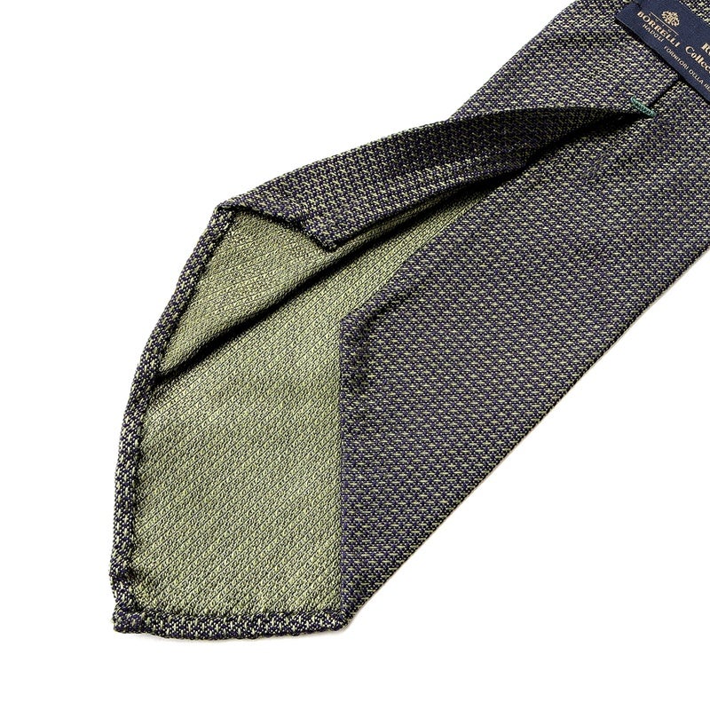 26SS シルクジャカードソリッドネクタイ／3635RoyalCollection（カーキ