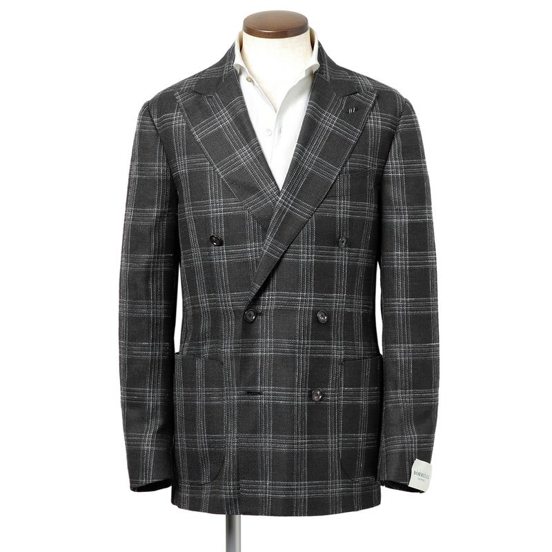 P*y様 BORRELLI Napoli PROCIDA ジャケット 48 千鳥 JACKET | LUIGI BORRELLI TOKYO