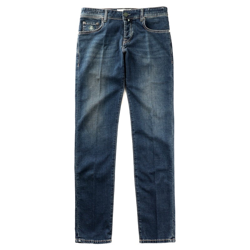 LUIGI BORRELLI ホワイト スラックス パンツ33 BOTTOMS | LUIGI BORRELLI TOKYO