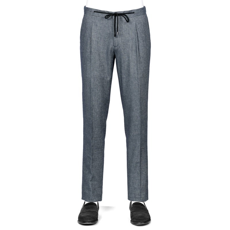 LUIGI BORRELLI ホワイト スラックス パンツ33 BOTTOMS | LUIGI BORRELLI TOKYO